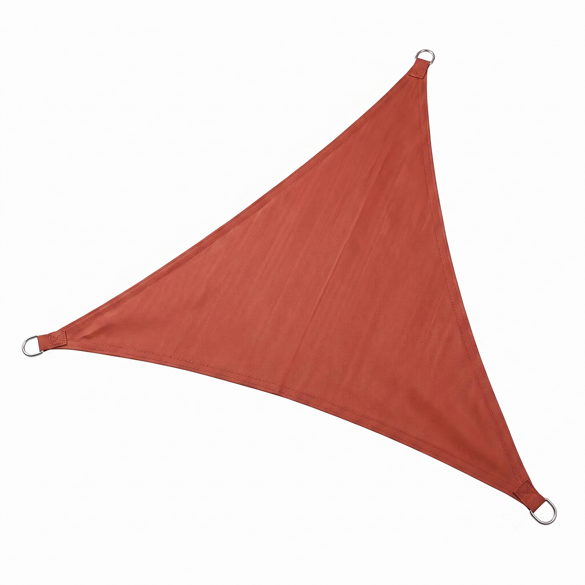Voile d'ombrage triangulaire rouge