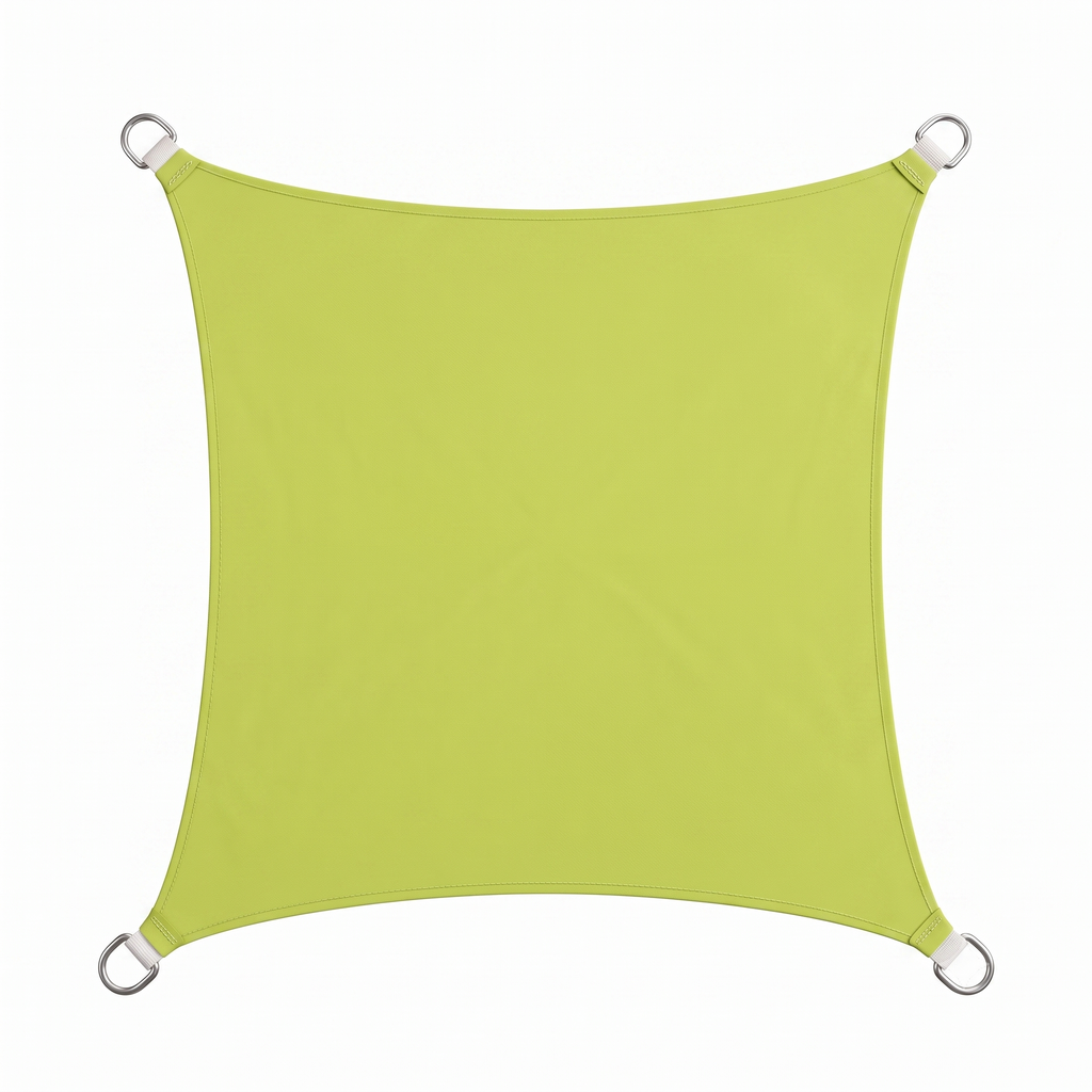 Voile d'ombrage rectangulaire vert clair