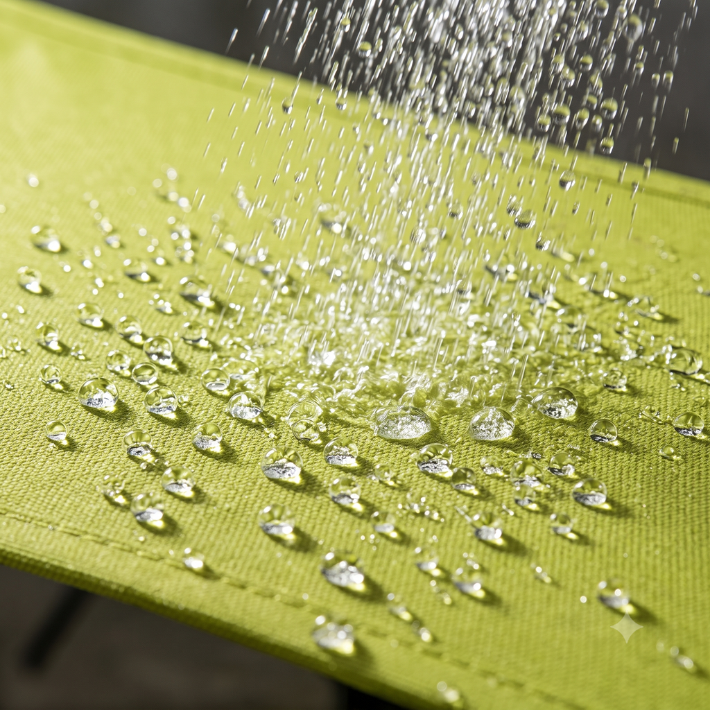 Voile d'ombrage rectangulaire vert clair