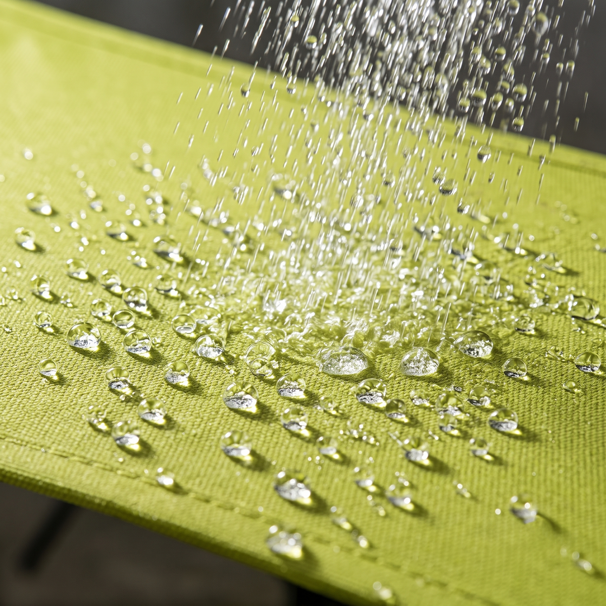 Voile d'ombrage rectangulaire vert clair